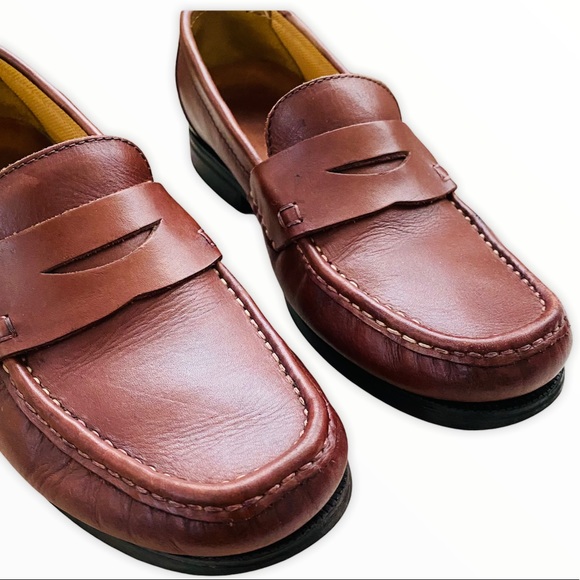 Arnold Palmer MENS Genuine Leather Loafer Slides - Picture 4 of 8